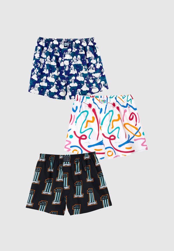 lousy livin underwear 3 PACK BOXERSHORTS PUSH BOX Good Bye
