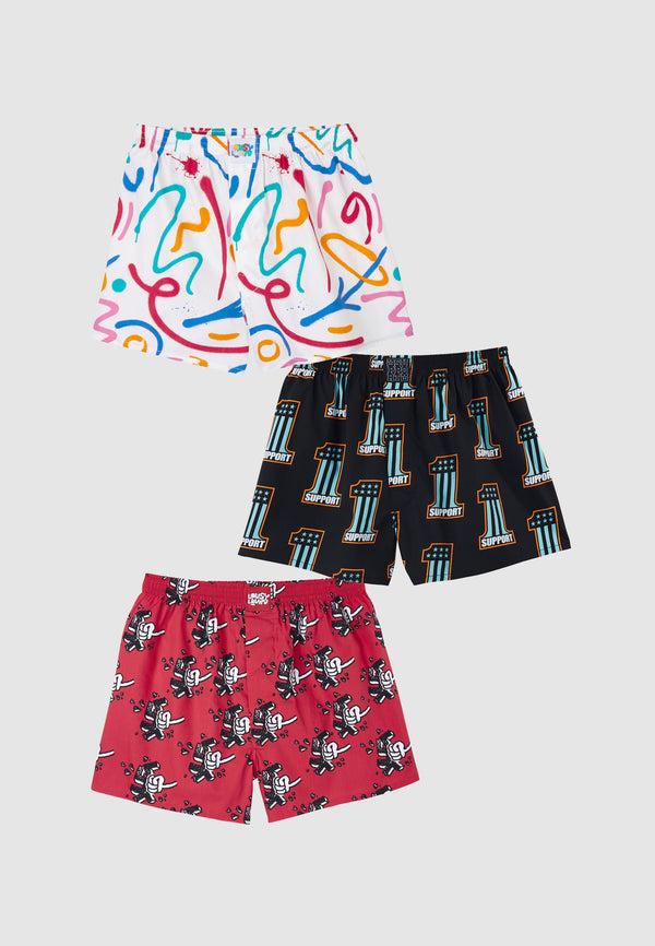 lousy livin underwear 3 PACK BOXERSHORTS PUSH BOX Surprise