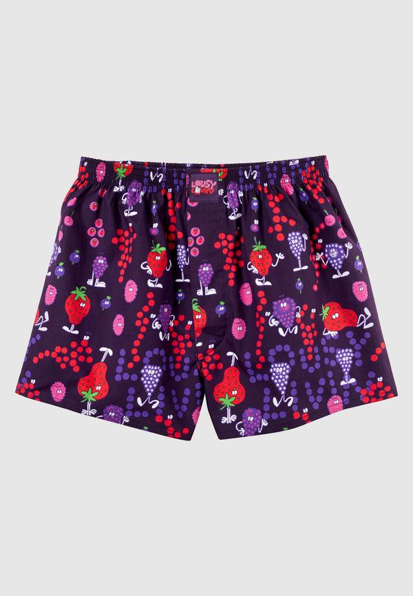 lousy livin underwear BOXERSHORTS BERRY MIX Dark Berry