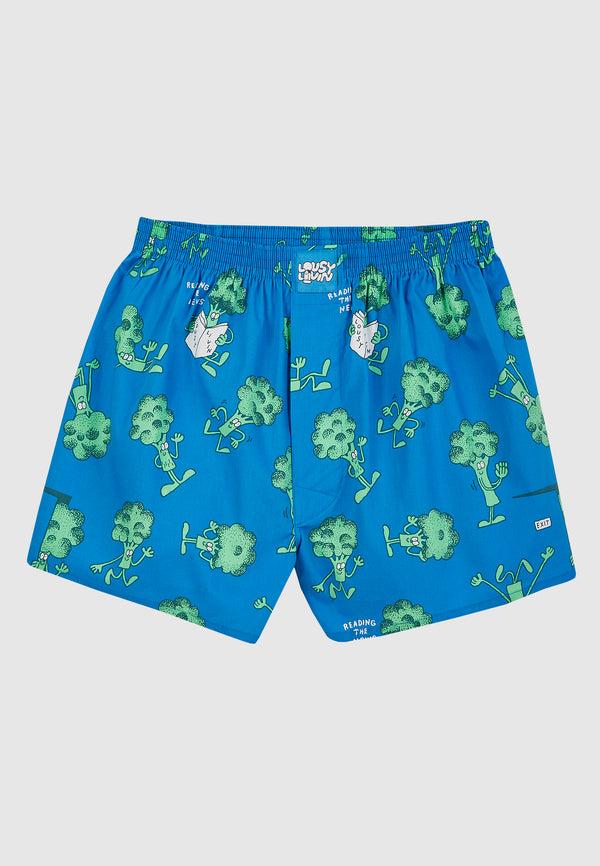 lousy livin underwear BOXERSHORTS BROCCOLI Directoire Blue
