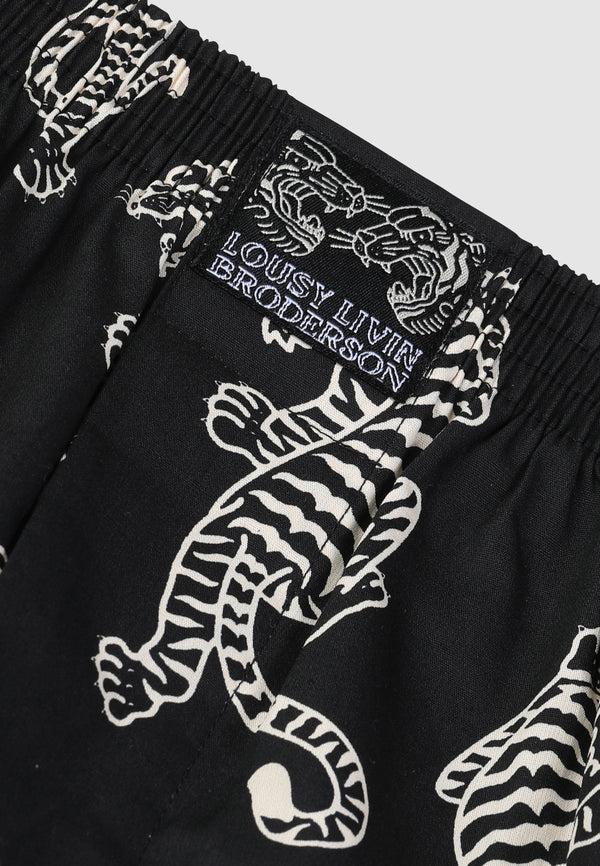 Lousy Livin Underwear Boxershorts Broderson Tigers Black