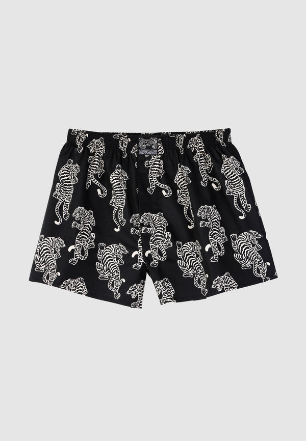 lousy livin underwear Boxershorts Broderson Tigers Black