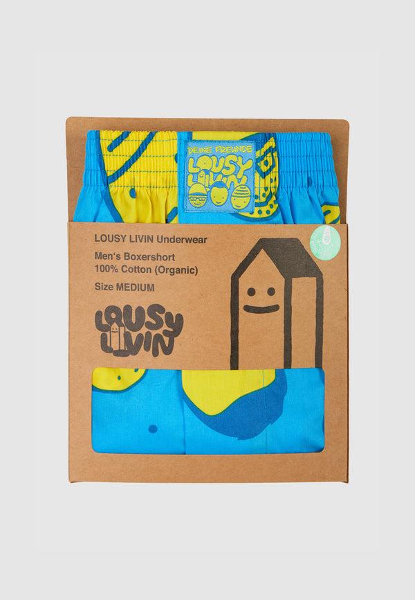 Lousy Livin Underwear BOXERSHORTS DEINE FREUNDE Blue