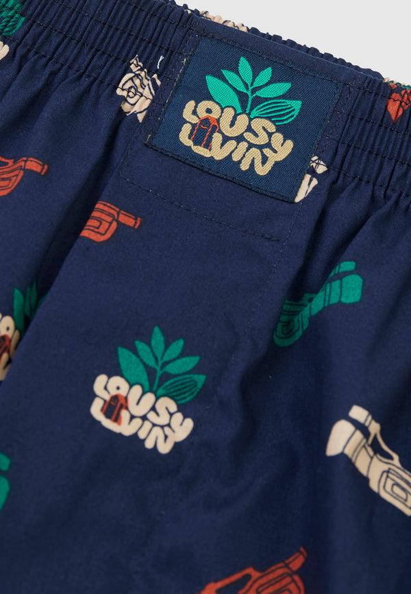 Lousy Livin Underwear BOXERSHORTS MAGENTA X LOUSY LIVIN Navy