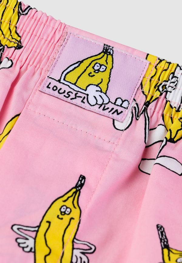 Lousy Livin Underwear Boxershorts Pink Banana Blossom