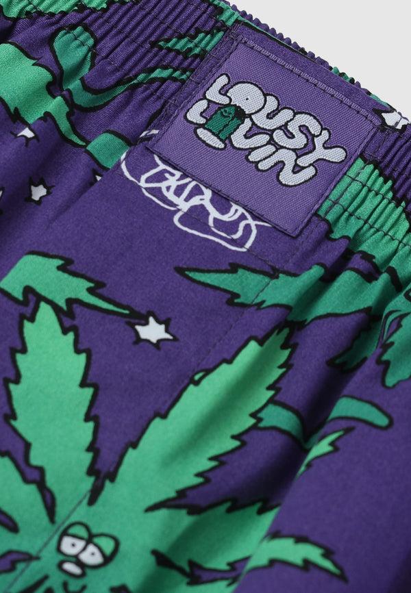 Lousy Livin Underwear BOXERSHORTS WEEDY Purple Haze