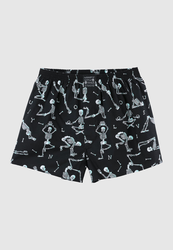 lousy livin underwear BOXERSHORTS YOGA STUDIO Black