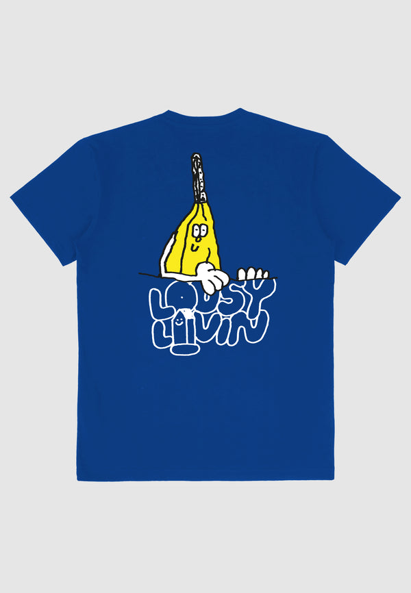 Lousy Livin Underwear Boxy T-Shirt Fresh Banana Palazzo Blue