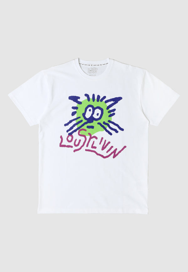 lousy livin underwear Boxy Tee viridis tigris White