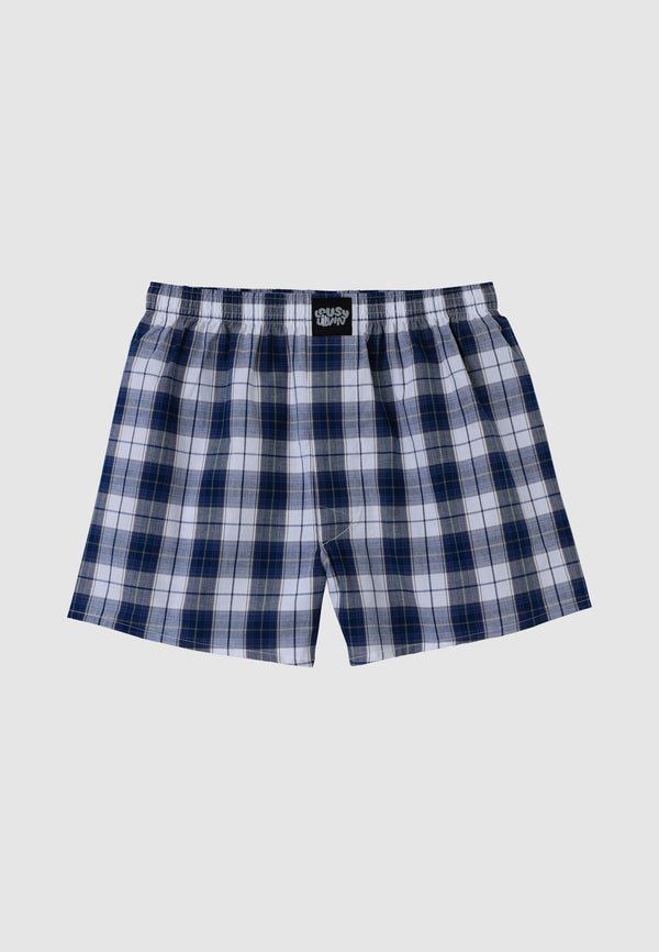 Lousy Livin Underwear CHECKERED 3 PACK BOXERSHORTS Deep Check