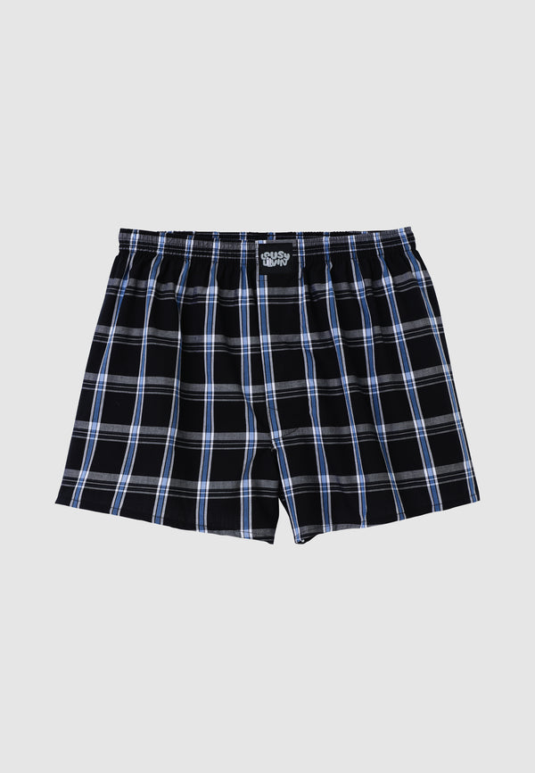 Lousy Livin Underwear CHECKERED 3 PACK BOXERSHORTS Deep Check