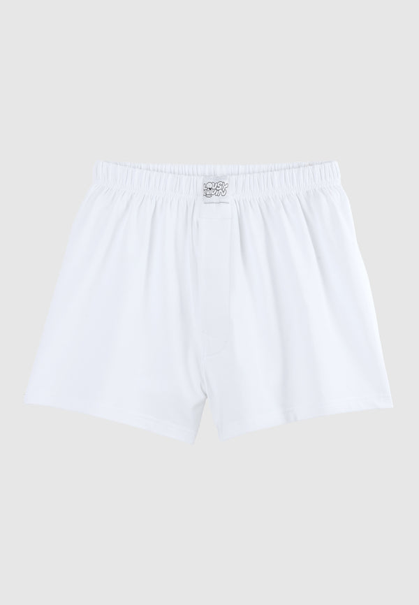 Lousy Livin Underwear JERSEY STRETCH BOXERSHORTS 2 PACK Black & White