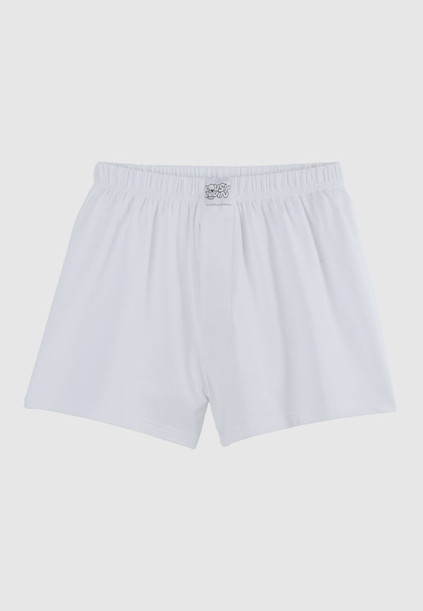 lousy livin underwear JERSEY STRETCH BOXERSHORTS White