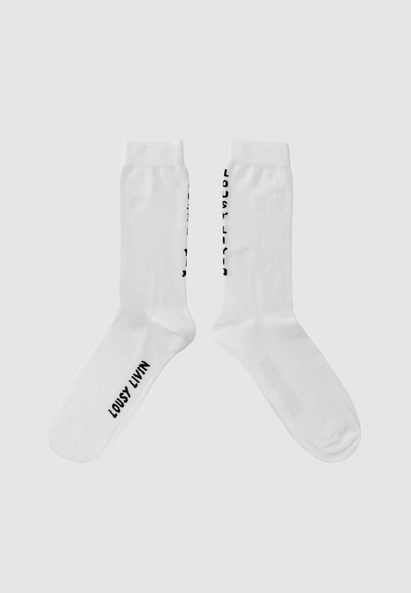 Lousy Livin Underwear Lousy Livin Socken Back Housy White