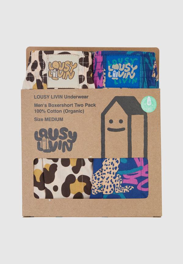 Lousy Livin Underwear 2 PACK BOXERSHORTS WILD Wild