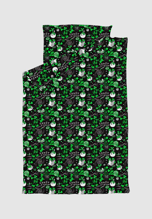 lousy livin underwear Bedlinen "Outer Space" Black