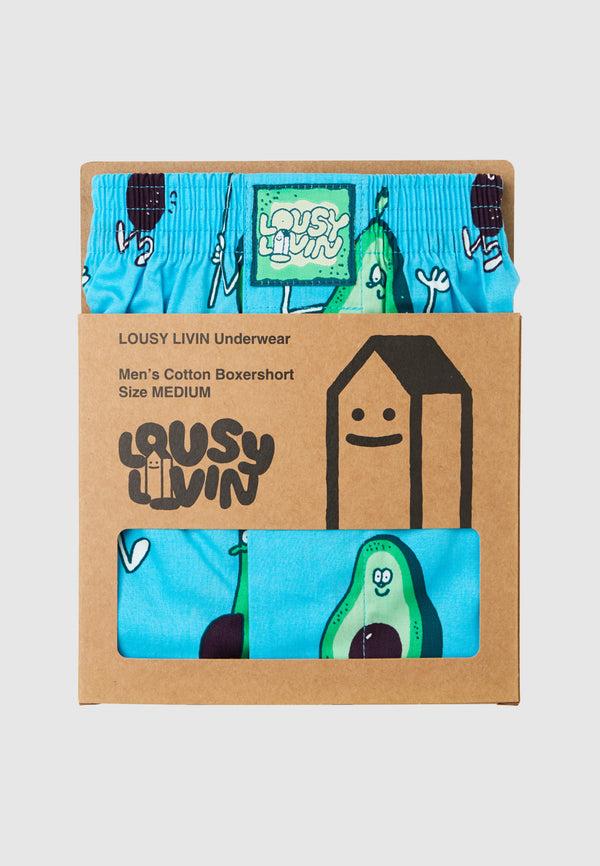 Lousy Livin Underwear BOXERSHORTS AVOCADO Bachelor