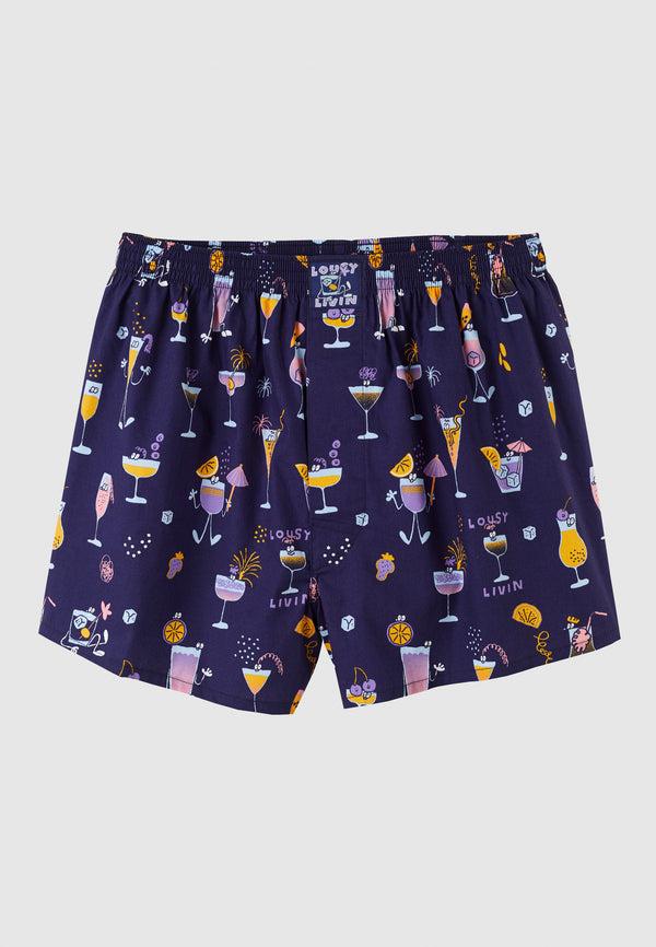 lousy livin underwear BOXERSHORTS COCKTAILS Navy