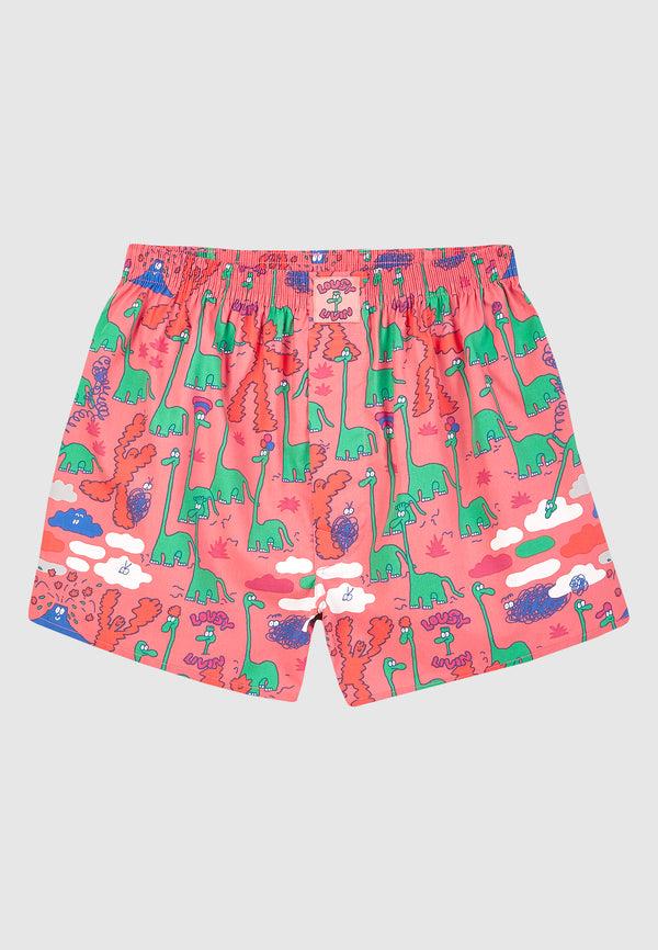 lousy livin underwear BOXERSHORTS DINO Pink