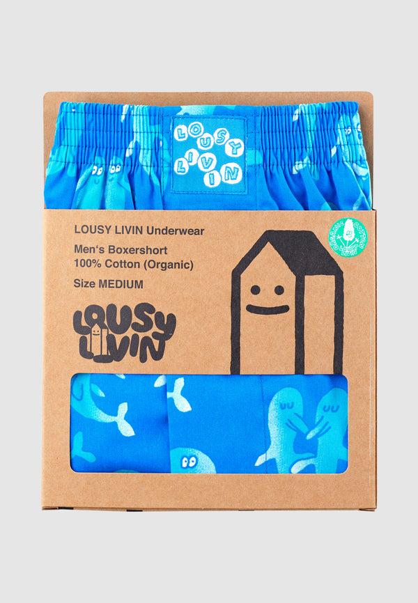 Lousy Livin Underwear BOXERSHORTS DOLPHINS Oceans