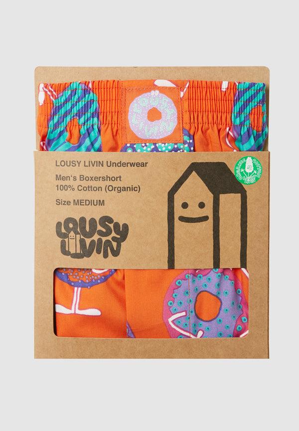 Lousy Livin Underwear BOXERSHORTS DONUT Red