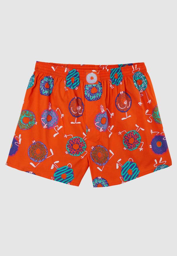 lousy livin underwear BOXERSHORTS DONUT Red