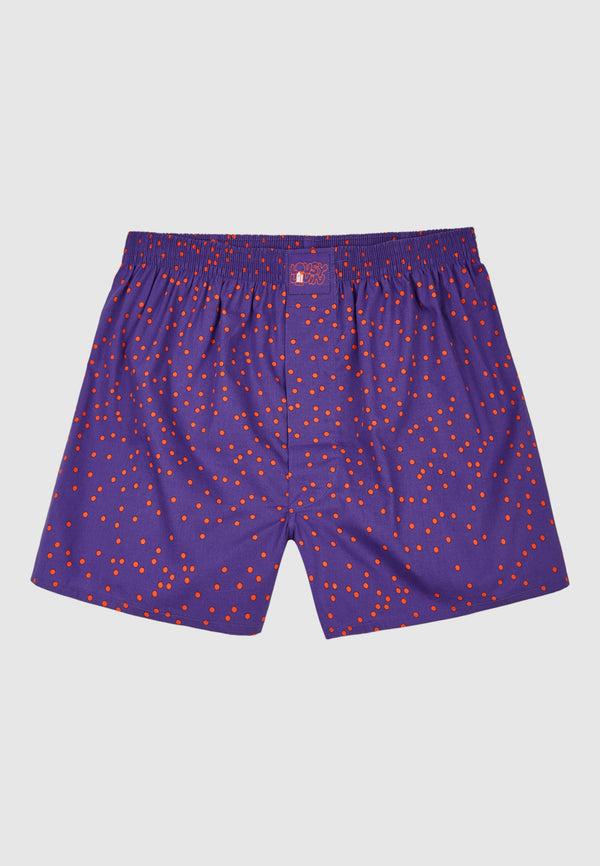 lousy livin underwear BOXERSHORTS DOTS Purple