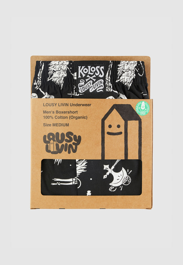 Lousy Livin Underwear BOXERSHORTS KOLOSS Black