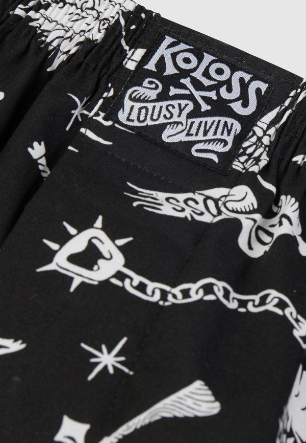 Lousy Livin Underwear BOXERSHORTS KOLOSS Black