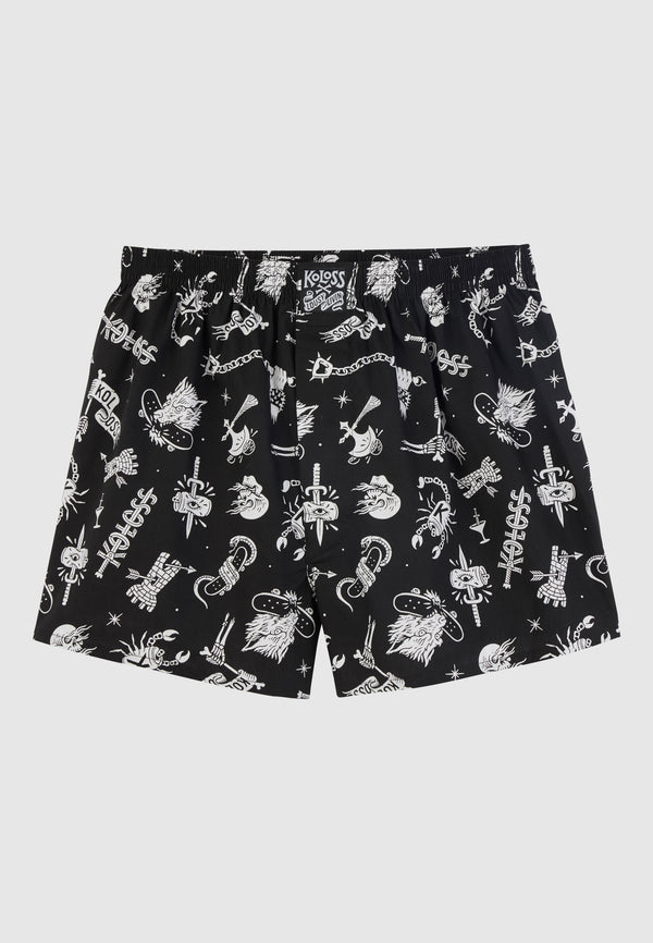 lousy livin underwear BOXERSHORTS KOLOSS Black