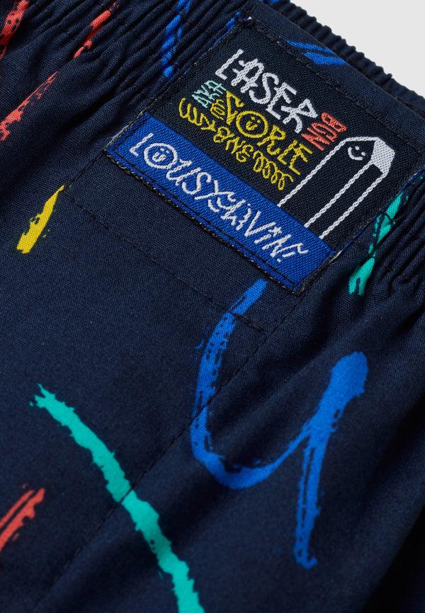 Lousy Livin Underwear BOXERSHORTS LASER RAWAL Navy