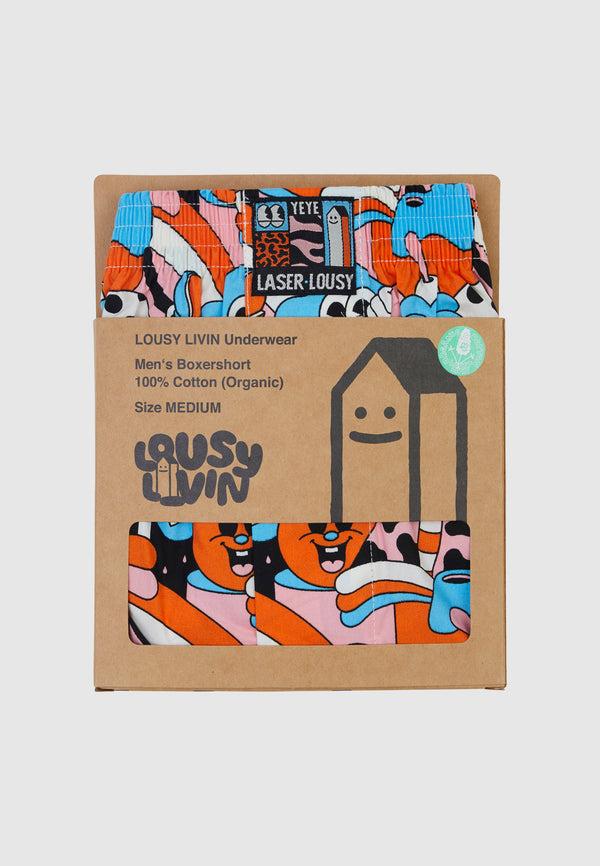 Lousy Livin Underwear BOXERSHORTS LASER YEYE Peony