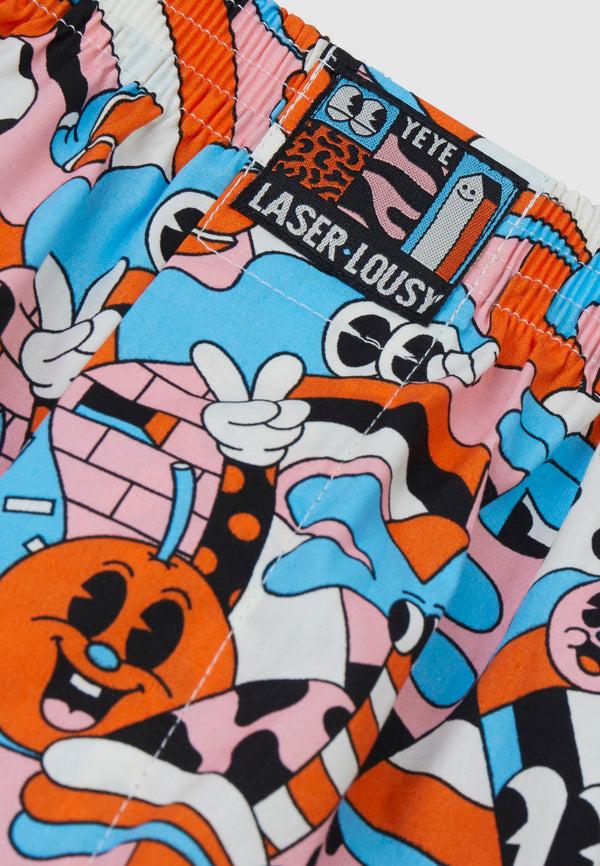 Lousy Livin Underwear BOXERSHORTS LASER YEYE Peony