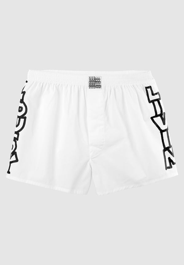 lousy livin underwear BOXERSHORTS LOU White