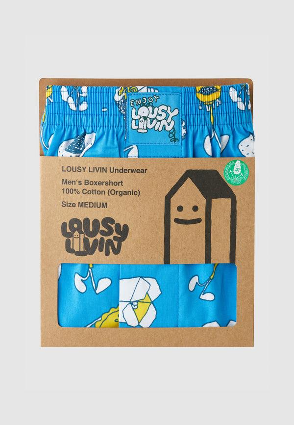 Lousy Livin Underwear BOXERSHORTS LUNCHBOX Blue
