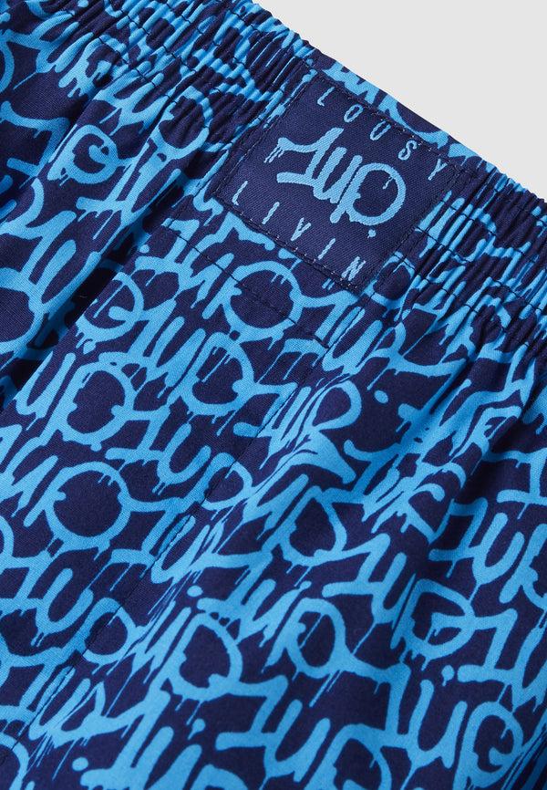 Lousy Livin Underwear BOXERSHORTS ONE UP 3 Navy