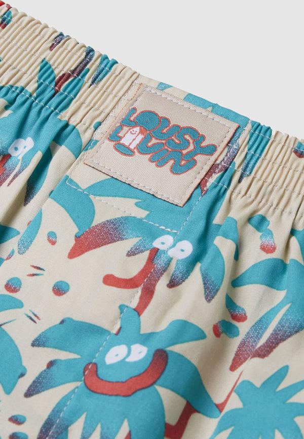 Lousy Livin Underwear BOXERSHORTS PALM Macademia
