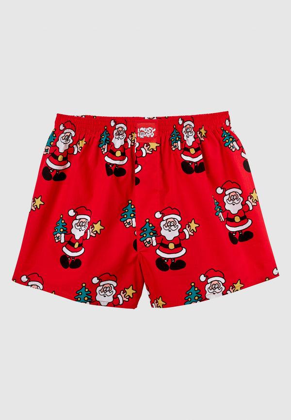 lousy livin underwear BOXERSHORTS SANTA Red