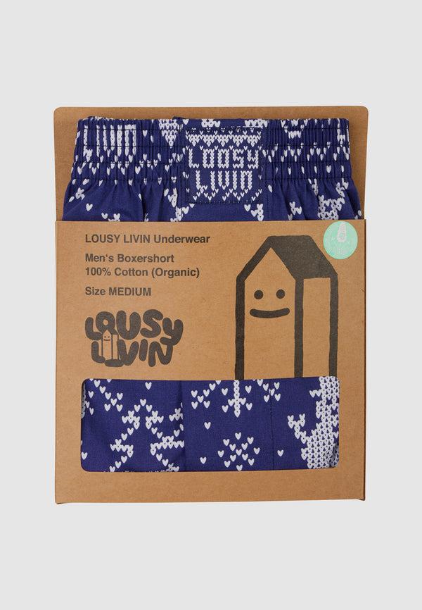 Lousy Livin Underwear BOXERSHORTS SCANDI Navy