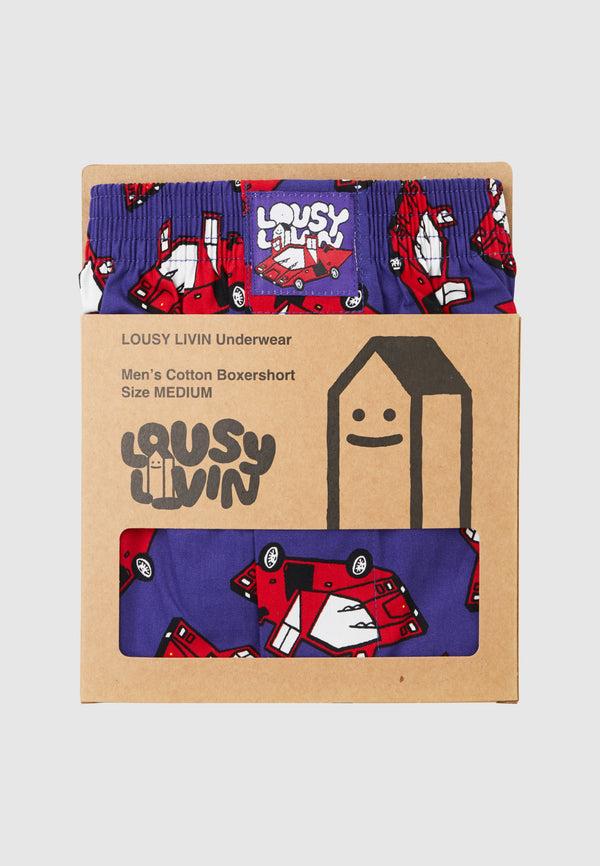 Lousy Livin Underwear BOXERSHORTS SOMMER Purple