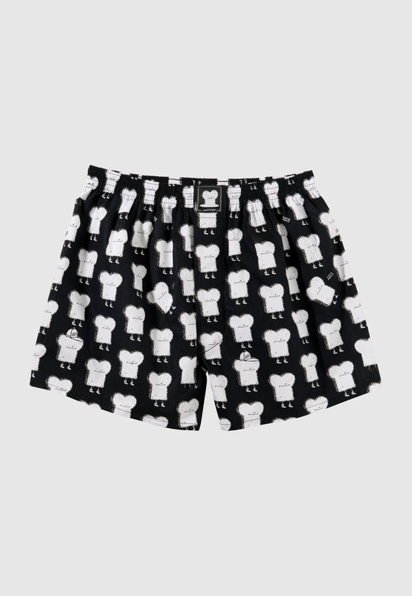 lousy livin underwear BOXERSHORTS TOAST Black