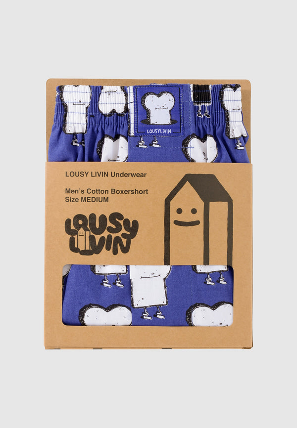 Lousy Livin Underwear BOXERSHORTS TOAST Royal