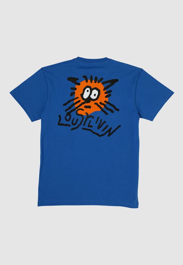 Lousy Livin Underwear Boxy Tee Tiger Imperial Blue