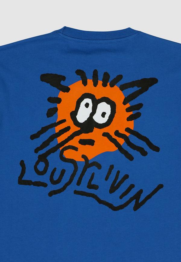 Lousy Livin Underwear Boxy Tee Tiger Imperial Blue