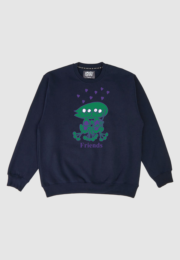 lousy livin underwear Crewneck "Friends" Navy
