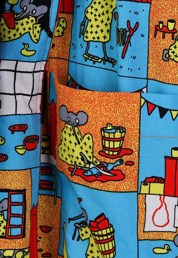 Lousy Livin Underwear Dressing Gown Haiku Blazing