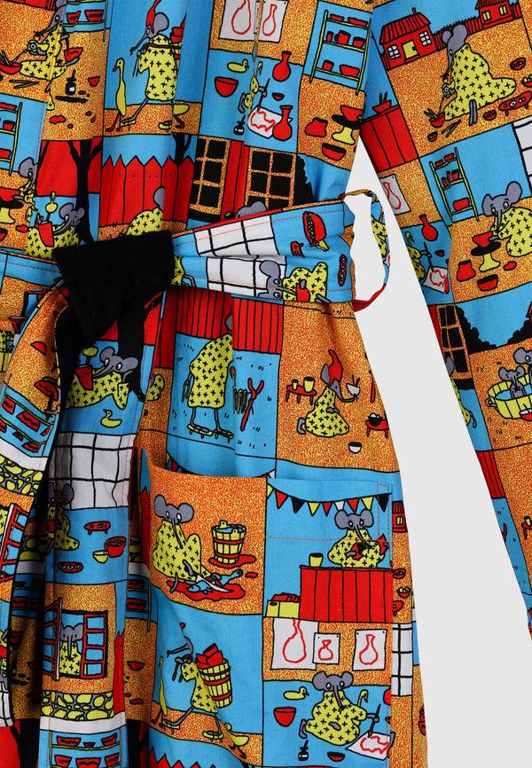 Lousy Livin Underwear Dressing Gown Haiku Blazing