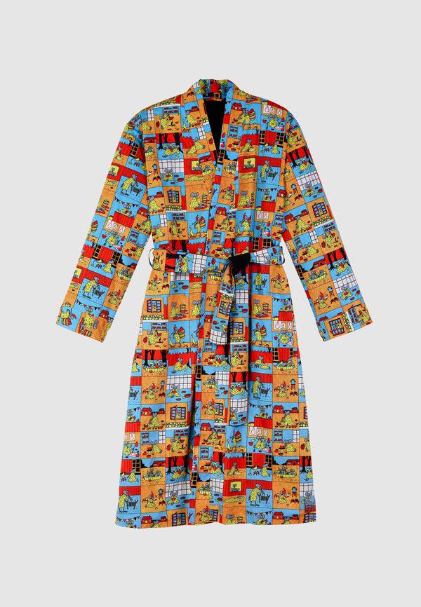 lousy livin underwear Dressing Gown Haiku Blazing