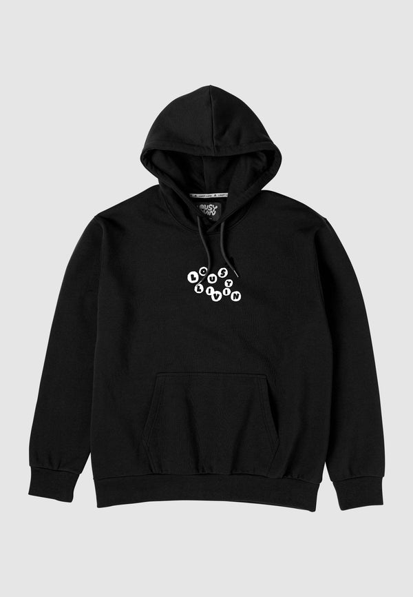 lousy livin underwear Hooded Dolphin Black