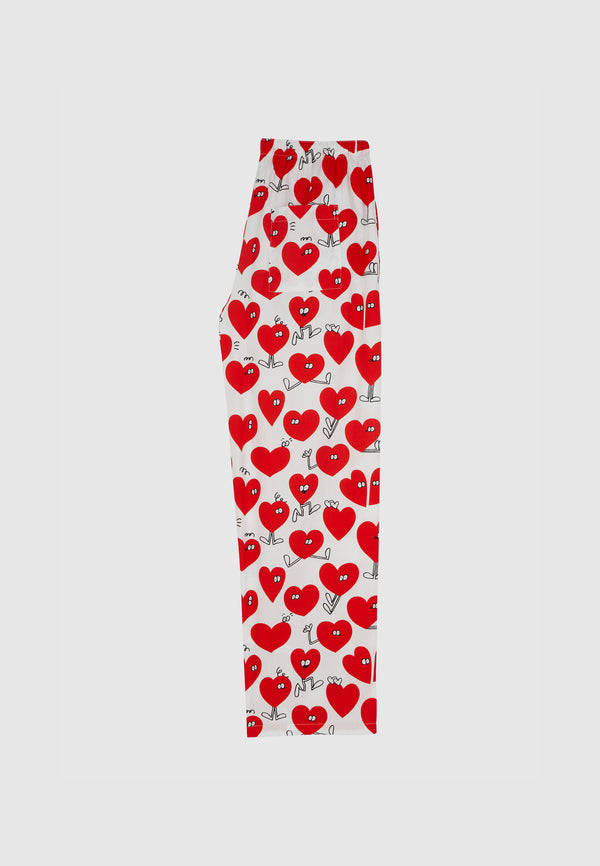 Lousy Livin Underwear Pants "Valentines" White